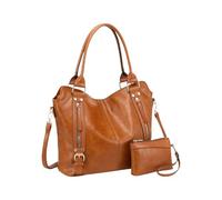 ZBIianxer Spacious Top Handle Bag with Inner Zipper Pocket and Adjustable Strap Trendy Shoulder Crossbody for Modern Women Trendy Women ' s