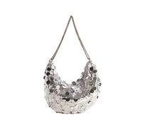 ZBIianxer Sparkling Shoulder Bag Evening Purse with Chain Strap Elegant Wallet and Handbag for Wedding Party Dinner