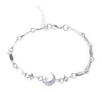 ZBIianxer Star Inspired Adjustable Jewelry Chain Bangle Alloy Wristlet Jewellery Perfect for Gift Giving Alloy Crushed Ice Bangle