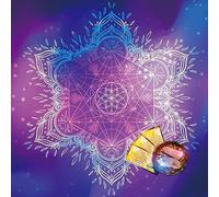 ZBIianxer Tarot Card Tablecloth Altars Cloth Metatron Theme Astrologys Tablecloth Divinations Card Mat Tapestry Wall Decoration