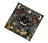 ZBIianxer Tarots Tablecloth Divinations Table Cover Tarot Reading Oracles Board Game Mat Square Shape Pendulums Altars Cloth Divination Mat