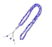 ZBIianxer Two Tone Imitation Agate Beaded Wristband 99 Smooth Round Beads Breathable Design for Formal or Daily Accessorizing Double Color Agate