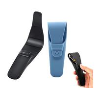 ZBJBinCH 2 Pack Silicone Razor Case, Razor Travel Case, Manual Razor Protector Razor Case for Travel, Safety Razor Cover Compatible with Gillette Razor Parker Razor Merkur Razor (Blue + Black)