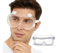 ZBJBinCH Adjustable Eyelash and Eyebrow Protector Shower Goggles Shield, Post-LASIK Eye Shields, Glasses-Friendly Design for Microblading Aftercare, Eyelash Extensions (Clear)