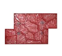 ZBJDX Portable Concrete Mold, Durable Rubber Stone Pattern Cement Stamping Mold, DIY Flagstone Pavers 23.6"X 13.8"