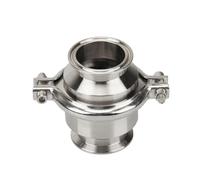 ZBJGBUIA 3/4'' 1'' 1.5'' 2'' 2. Tri Clamp Check Valve One Way Flow SS 304 Stainless Steel(51mm x Ferrule 64)