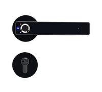 ZBJGBUIA Intelligent Semiconductor Fingerprint Lock Electronic Biometric Security Door for Indoor Home Decoration