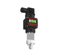 ZBJGBUIA Pressure Sensor LCD Display Transmitter -1-600BAR Air Water Liquid Oil 0-5V 10V RS485 Transducer(0-10v Output,-1-1bar)