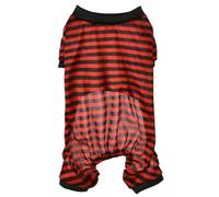ZBJZUIMEI Dog Clothes Pieces Puppy Pajamas Pet Jumpsuit Soft Rompers Cute Bodysuits For Cat-dark Grey-s