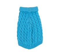 ZBJZUIMEI Dog Vest Dog Jumper Turtleneck Puppy Jumper Knitted Dog Jumpers Small Medium Dogs And Cats Soft Comfortable Dog-blue-m (2-3 5kg)