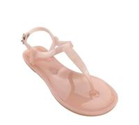 ZBJZUIMEI sandals for women Summer Women's Jelly Pvc Flat Bottom Outdoor Beach Casual Sandalias Womenshoes-jelly Powder-41