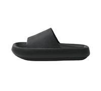 ZBJZUIMEI summer sandals men Men's Thick Sole Non-slip Slippers Indoor Casual Sandal Soft Comfortable Breathable 51cm Fashion Home Footwear-black-48-49
