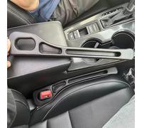 ZblLan Vehicle Mounted Gap Leak Proof Filling Strip for Land Rover Defender/Freelander/Discovery 1 2 3 4 5, 2Pcs Car Side Seat Gap Filler Organizer, with Phone Holder,-Black