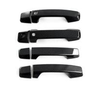 ZBLNKZNGKA for Mitsubishi for Triton for MV 2024 Carbon Fiber Style ABS Car Exterior Side Door Handle Cover Car Exterior Door Handles