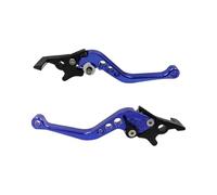 ZBLNKZNGKA Motorcycle Clutch Brake Lever 2 Pcs Universal Motorcycle Brake Handle Adjustable Size Moto Motorbike Modification Clutch Drum Brake Lever Handle Clutch Brake Lever Set(Blue)