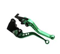 ZBLNKZNGKA Motorcycle Clutch Brake Lever for 675 for Street for Triple R RX for Daytona 675 for Speed for Triple 2008 2009 2010 Long Short Brake Clutch Levers Clutch Brake Lever Set(Short Green)