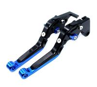 ZBLNKZNGKA Motorcycle Clutch Brake Lever for Cb 599 for Cb 600 for CBR 600 for F2 for F3 for F4 for F4i Motorcycle Folding Extendable Brake Clutch Levers Clutch Brake Lever Set(Half Blue)