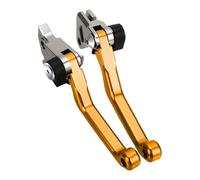 ZBLNKZNGKA Motorcycle Clutch Brake Lever for CRF250RX for CRF-250RX for CRF-250R X for CRF 250RX for CRF 250 RX Foldable Brake Clutch Levers Handlebar Handle Grip Clutch Brake Lever Set(Gold)