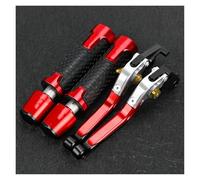 ZBLNKZNGKA Motorcycle Clutch Brake Lever for MSX125 for GROM for MSX 125 2013-2023 Extendable Brake Clutch Levers Handlebar Handle Grips Ends Slider Clutch Brake Lever Set(12)