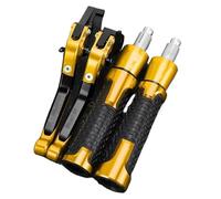 ZBLNKZNGKA Motorcycle Clutch Brake Lever for RSV 1000 for Mille for R 1999 2000 2001 2002 2003 Brake Clutch Levers 7/8" 22 MM Handlebar Grips Handle Bar Grip Ends Clutch Brake Lever Set(6)