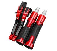 ZBLNKZNGKA Motorcycle Clutch Brake Lever for RSV 1000 for Mille for R 1999 2000 2001 2002 2003 Brake Clutch Levers 7/8" 22 MM Handlebar Grips Handle Bar Grip Ends Clutch Brake Lever Set(3)