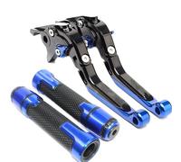 ZBLNKZNGKA Motorcycle Clutch Brake Lever for Tmax 530 for Tmax530 for T-Max 530 Motorcycle Brake Clutch Levers Handlebar Grip Handle Hand Grips Clutch Brake Lever Set(BlackBlue)