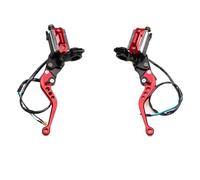 ZBLNKZNGKA Motorcycle Clutch Brake Lever for TMAX560 530 500 for TMAX 560 Moto Brake Pump Lever Handle Hydraulic Clutch Pump Master Cylinder Racing Hose Clutch Brake Lever Set(Red)