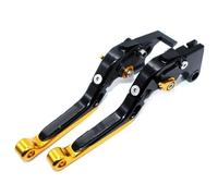 ZBLNKZNGKA Motorcycle Clutch Brake Lever Motorcycle Accessorie for CB500F for CB 500F for CB500 F 2013-2016 Folding Extendable Brake Clutch Levers Clutch Brake Lever Set(Half Gold)