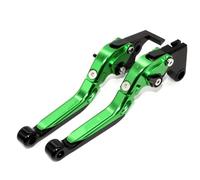 ZBLNKZNGKA Motorcycle Clutch Brake Lever Motorcycle for Ducati 848/EVO 2007-2013 1198/S/R 1098/S/R Tricolor Folding Extendable Brake Clutch Levers Clutch Brake Lever Set(Green)