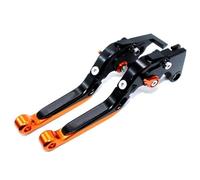 ZBLNKZNGKA Motorcycle Clutch Brake Lever Motorcycle for Ducati 848 for Evo 2007-2013 1198/S/R 1098/S/R for Tricolor Folding Extendable Brake Clutch Levers Clutch Brake Lever Set(Half Orange)