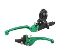 ZBLNKZNGKA Motorcycle Clutch Brake Lever Universal Motorcycle Brake Lever Clutch Handle Set Motocross Modified Parts Wholesale Clutch Brake Lever Set(Green)