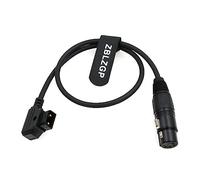 ZBLZGP D-tap Male to XLR 4-pin Female Power Cable for Blackmagic URSA Mini Pro 4.6K Camera LVM-170A Tvlogic Monitor Roland EDIROL R88 (Straight Cable-50cm)
