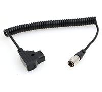 ZBLZGP D-Tap to Hirose 4 Pin Male Coiled Power Cable for Sound Devices 688 644 633 Recorder Zoom F8 F4 ZAXCOM