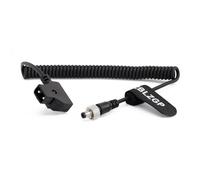 ZBLZGP D-Tap to Locking Collar DC 5.5X2.5mm Coiled Power Cable for Decimator MD-HX DMON-Quad