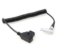 ZBLZGP D-Tap to Right Angle 0B 6 Pin Male Power Cable for Wireless Focus Motor (Spiral Angled Cable)