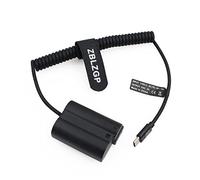ZBLZGP EN-EL15/EP-5B Dummy Battery with USB Type-C Connector for Nikon D7000 D7100 D7200 D7500 D500 D610 D750 D800 D810 D850 Camera