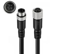ZBLZGP M12 4 Pin Male Female Actuator Sensor Signal Cable (Male to Female, 10M/32.8FT)
