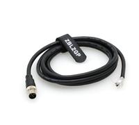 ZBLZGP M12 5 Pin Male Actuator Signal Industrial Shielded Cable Sensor A-Coded Ethernet Connector for Fieldbus Module Device Network 2M/6.6FT