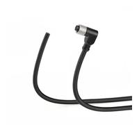 ZBLZGP M12 5 Pin Sensor Connector Male Female Actuator Signal Industrial Shielded Cable (Elbow 5pin Female, 3M/9.8FT)