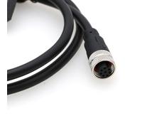 ZBLZGP M12 A-Code 8 Pin Female to Flying Leads Cable Shielded Industrial Aviation Sensor Connection Cable for Device Network Automation 1M/3.3FT