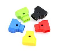 ZBLZGP Male D-Tap Connector Dtap Plug Rewirable DIY Power Cable for BMCC BMPCC DSLR Rig V-Mount Anton Camera Battery (Colorful Dtap)