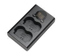 ZBLZGP NP-W235 Dual Slot Battery Charger with LCD Display Fast Charging for Fujifilm X-T5/X-T4/GFX100S/X-H2S/X-S20/GFX 50S II/GFX 100 II/X-H2