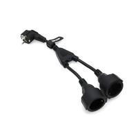 ZBLZGP - Power cable for UPS PDU Y splitter IEC 320 CEE 7/7 male to 3X CEE 7/7 Europe Schuko female to UPS PDU power cable (2 way)
