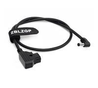 ZBLZGP Power Tap D Tap to 2.1 DC 12v Cable for KiPRO LCD Monitors Lectrosonic Atomos Shogun Inferno (Right Angle 2.1DC-dtap)