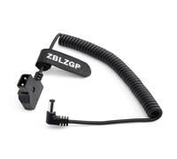 ZBLZGP Power Tap D Tap to 2.1 DC 12v Cable for KiPRO LCD Monitors Lectrosonic Atomos Shogun Inferno (Elbow 2.1DC)