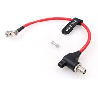 ZBLZGP SDI Protector Surge Overvoltage Circuit Protection Cable for RED Komodom ARRI Camera Elbow BNC Male to Female (Red)