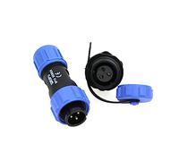 ZBLZGP SP13 3 Pin Waterproof IP68 Housing Recessed Plug Weipu Round Cable Connector 13A 250V for Solar Audio Visual System