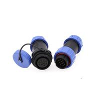 ZBLZGP SP21 10 Pin Aviation Circular Power 5A Connector Threaded Solder Wire Cable Socket Plug 18AWG Wire for AC DC Outdoor Solar Portable Power Station