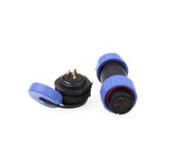 ZBLZGP SP21 3 Pin Aviation Plug Socket Waterproof Circular Electrical Wire Connectors,Plastic Circular DC 30A Panel Mount 21mm Gold Plated 3 Pin for Industrial Device Power Signal