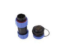 ZBLZGP SP21 9 Pin Back Nut Welding Electric Waterproof Connector Male and Female Panel Mount Plug Socket Aviation Circular Power Cable Wire Connector